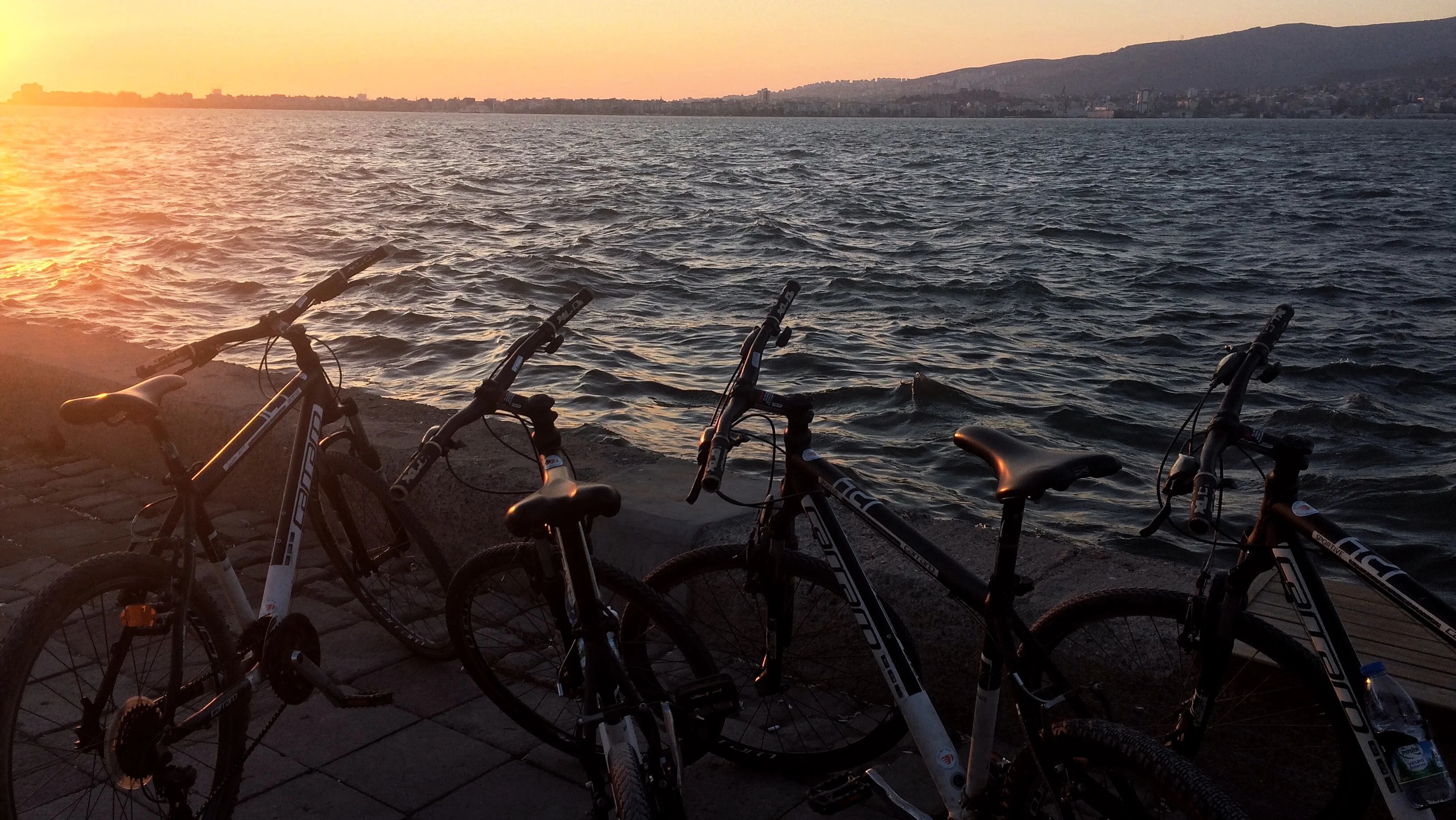 A moment from our bike tour, Izmır